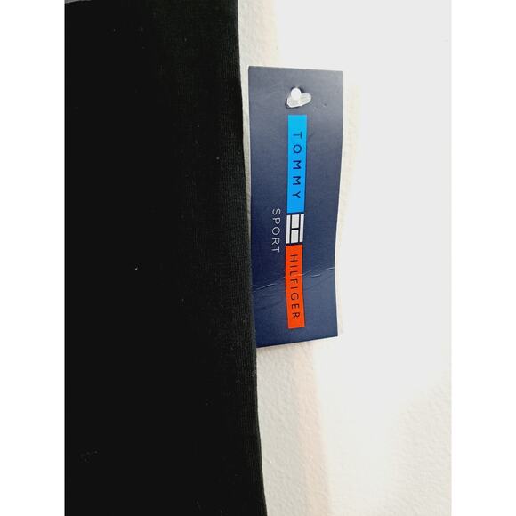 Nwt Tommy Hilfiger Sport Women's Blue Athletic Leggings In Size Large Y2K - Picture 4 of 5